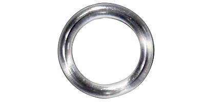 Clear Plastic ring 13mm 50's